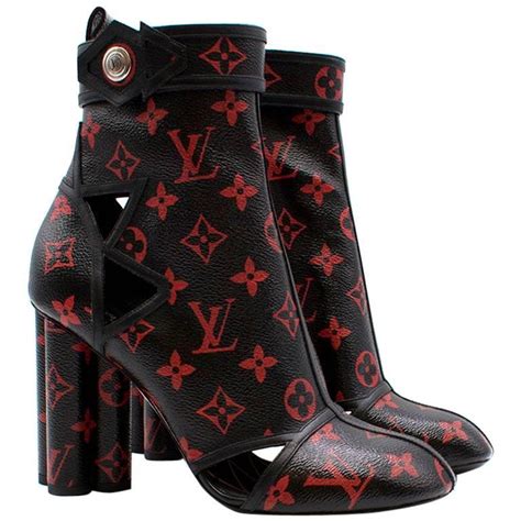 black and red louis vuitton shoes|Louis Vuitton red boots.